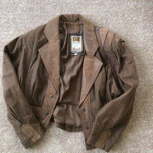 Vintage leather Global Identity women's jacket size small